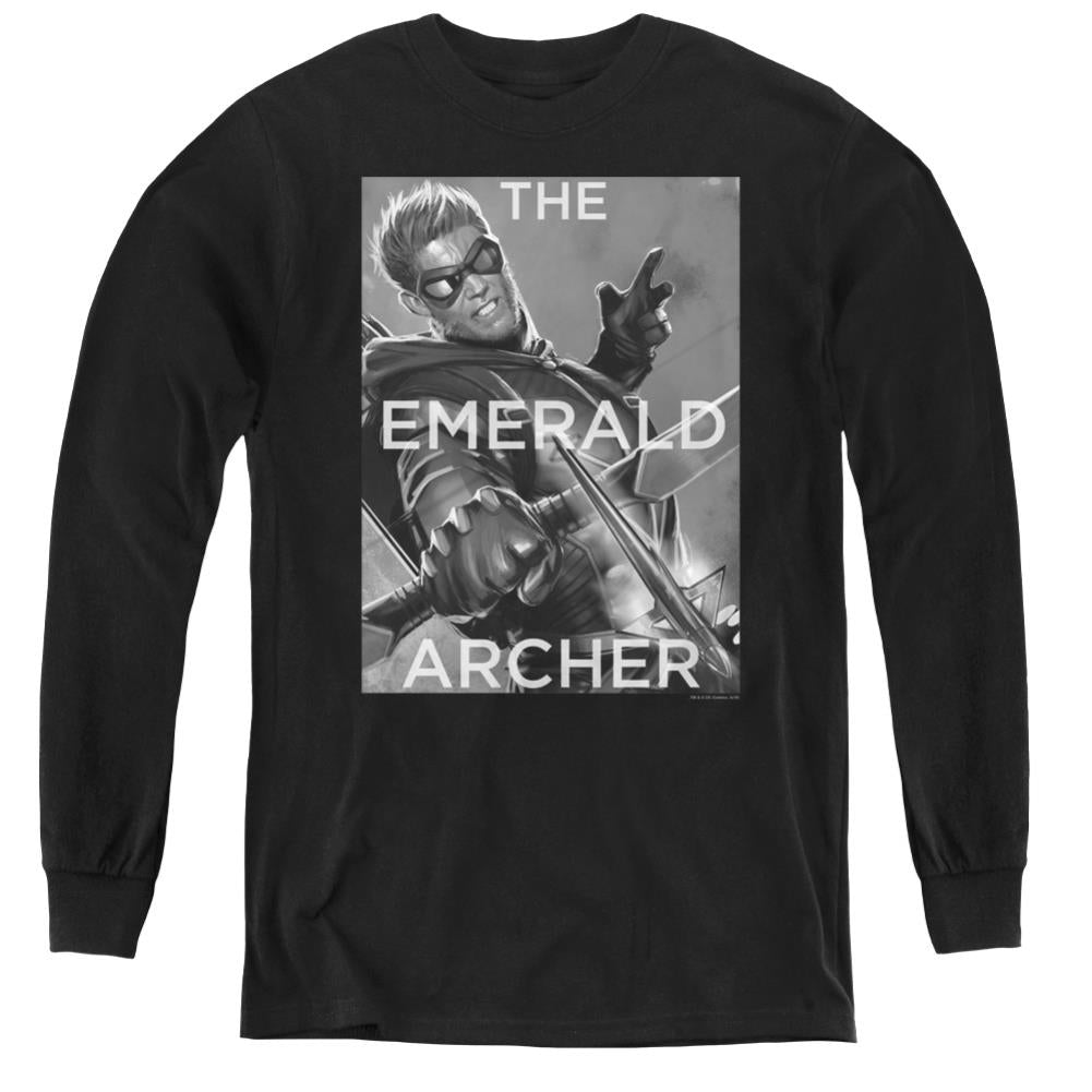 Justice League Of America Trigger Youth Long-Sleeve T-Shirt