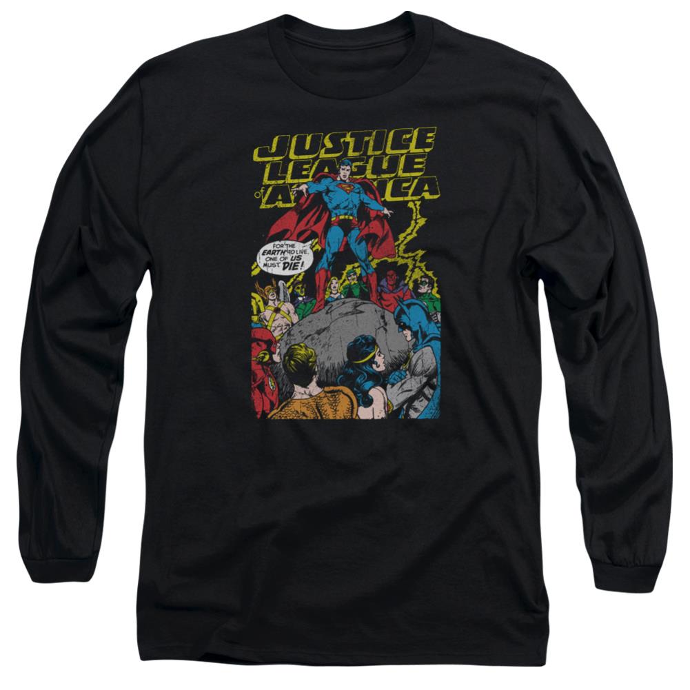 Justice League Of America Ultimate Scarifice Men's 18/1 Cotton Long-Sleeve T-Shirt