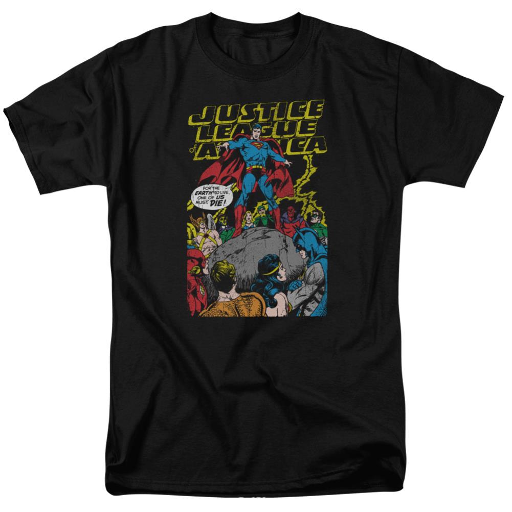 Justice League Of America Ultimate Scarifice Men's 18/1 Cotton Short-Sleeve T-Shirt