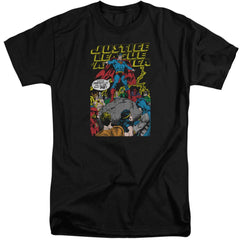 Justice League Of America Ultimate Scarifice Men's 18/1 Tall Cotton Short-Sleeve T-Shirt