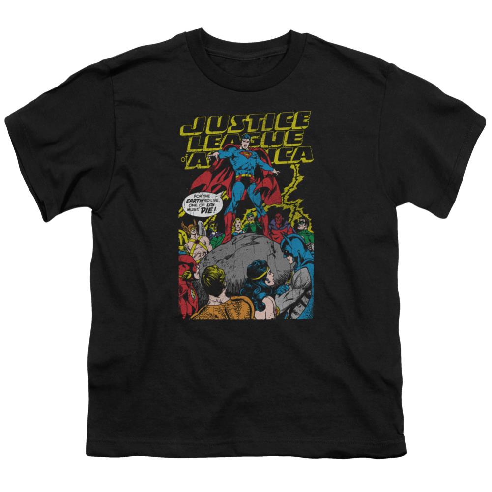 Justice League Of America Ultimate Scarifice Youth 18/1 100% Cotton Short-Sleeve T-Shirt