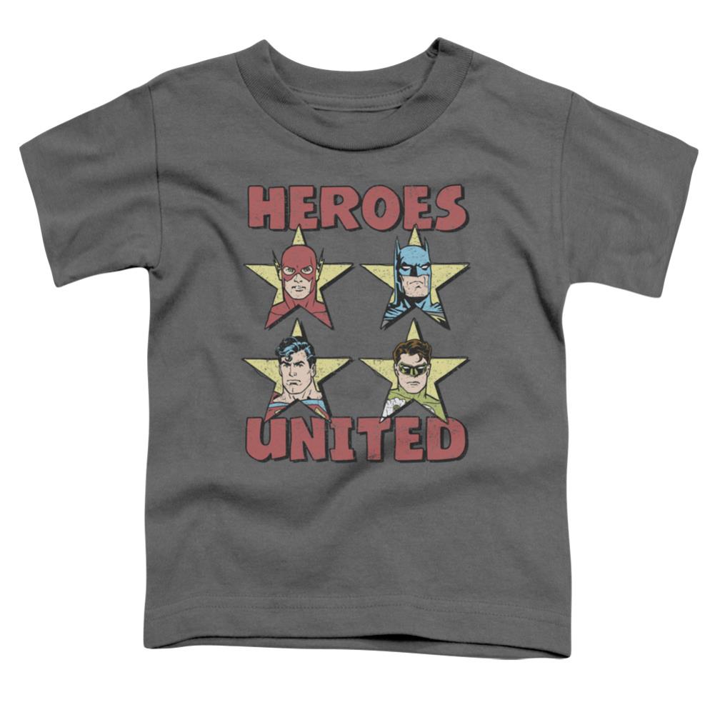 Justice League Of America United Stars Toddler 18/1 Cotton Short-Sleeve T-Shirt