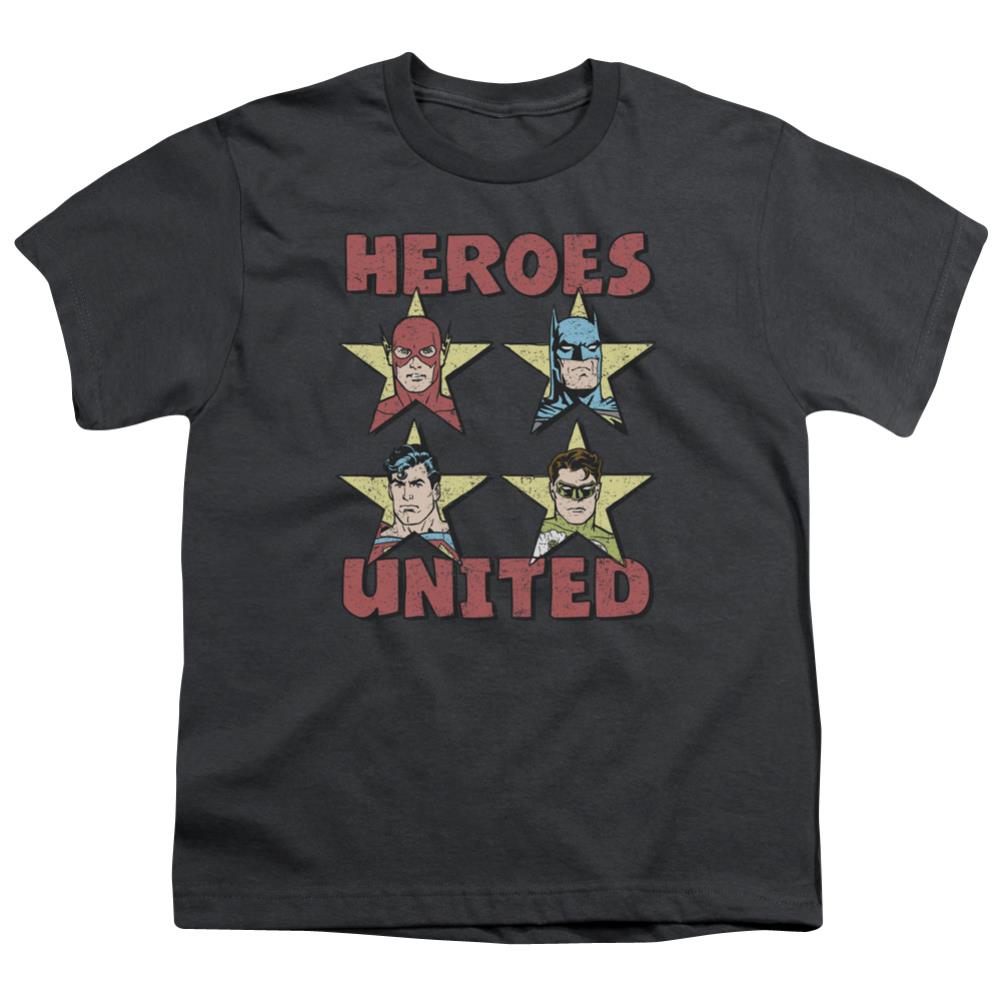 Justice League Of America United Stars Youth 18/1 100% Cotton Short-Sleeve T-Shirt