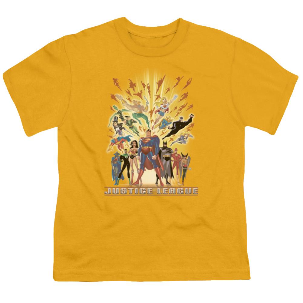 Justice League Of America United Youth 18/1 100% Cotton Short-Sleeve T-Shirt
