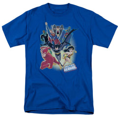 Justice League Of America Unlimited Men's 18/1 Cotton Short-Sleeve T-Shirt