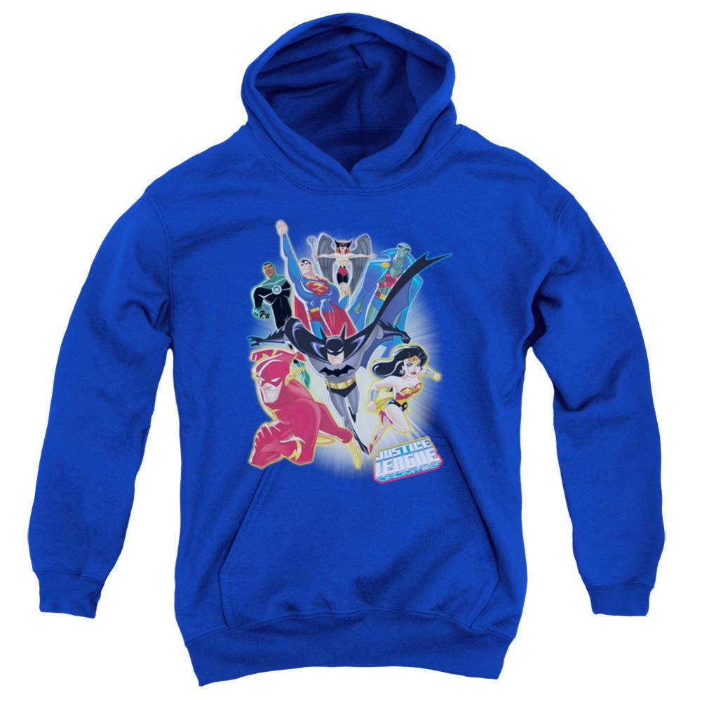 Justice League Of America Unlimited Youth Cotton Poly Pull-Over Hoodie