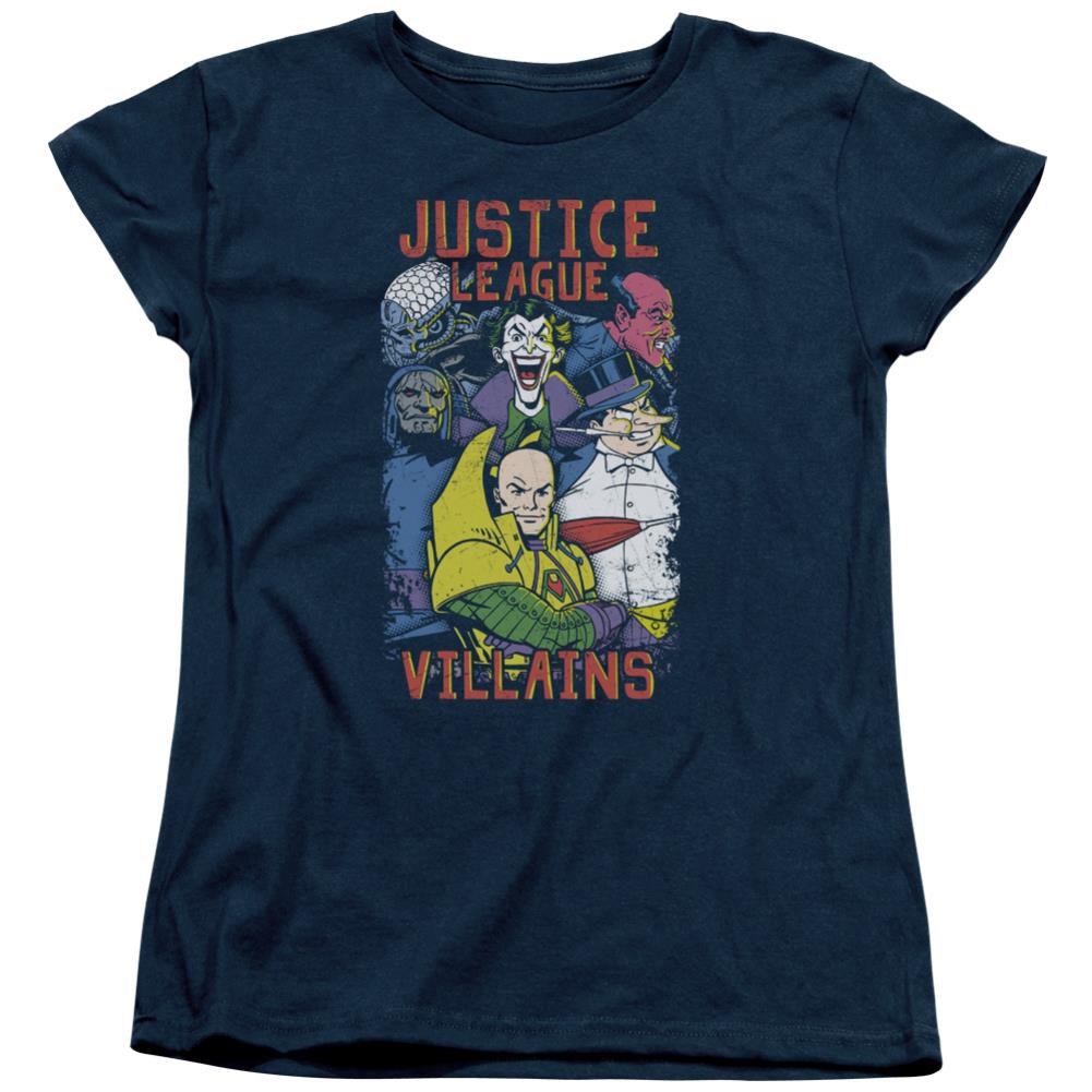 Justice League Of America Villains Women's 18/1 Cotton Short-Sleeve T-Shirt