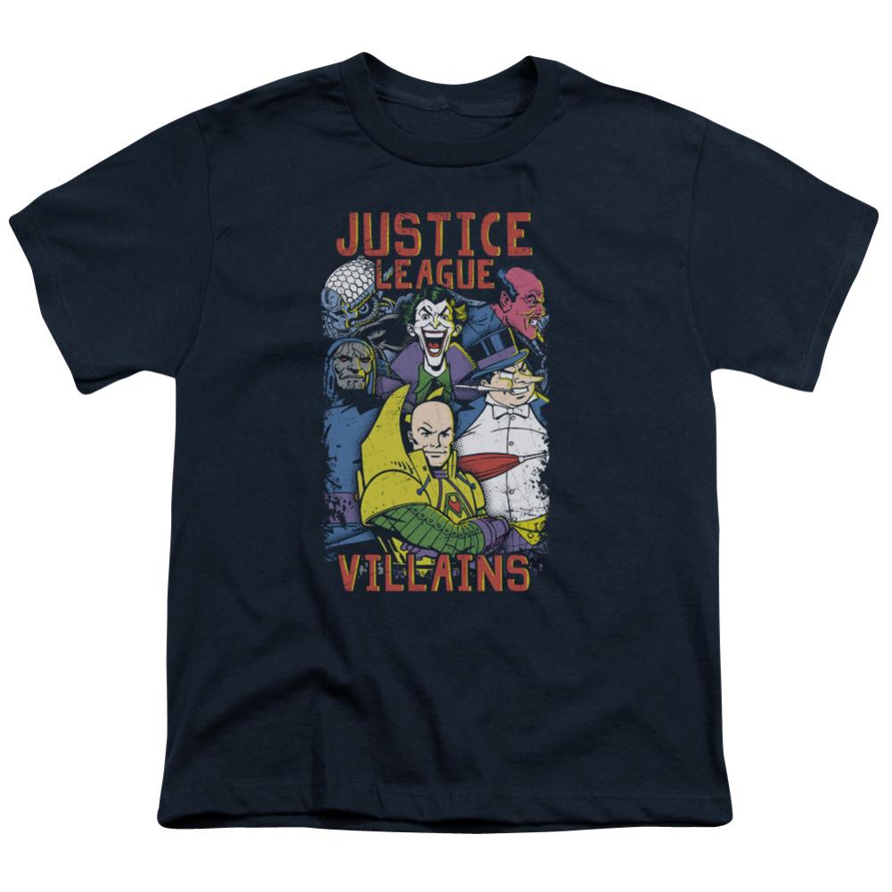 Justice League Of America Villains Youth 18/1 100% Cotton Short-Sleeve T-Shirt