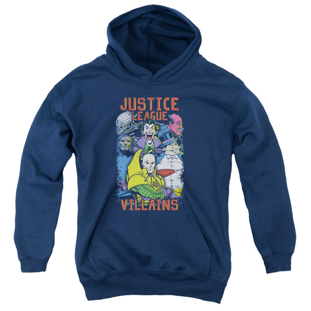 Justice League Of America Villains Youth Cotton Poly Pull-Over Hoodie