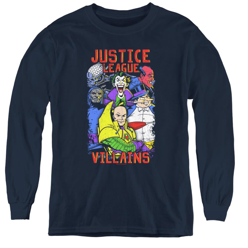 Justice League Of America Villains Youth Long-Sleeve T-Shirt