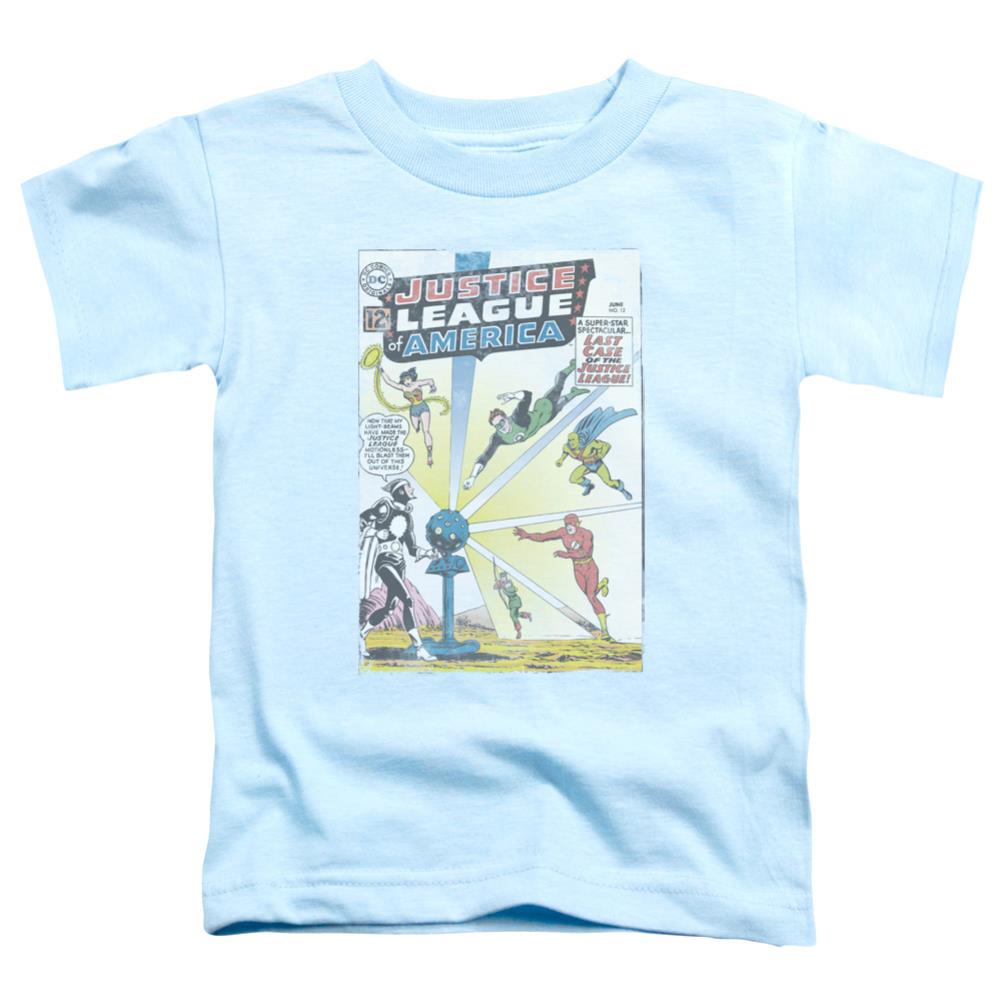 Justice League Of America Vintage Cover 12 Toddler 18/1 Cotton Short-Sleeve T-Shirt