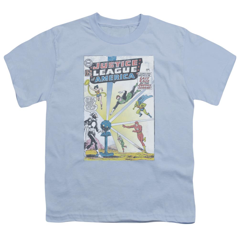 Justice League Of America Vintage Cover 12 Youth 18/1 100% Cotton Short-Sleeve T-Shirt