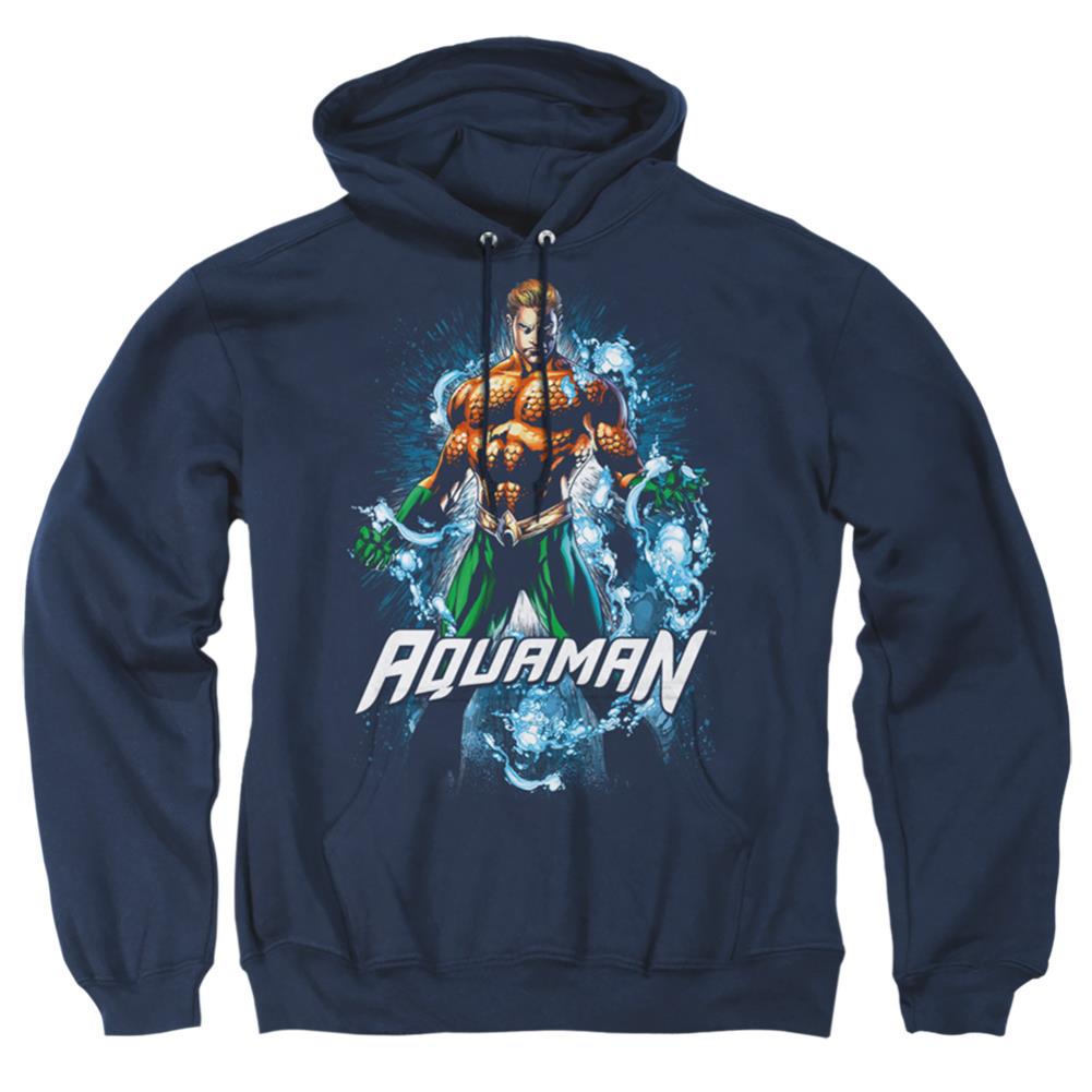 Justice League Of America Water Powers Men's Pull-Over 75 25 Poly Hoodie