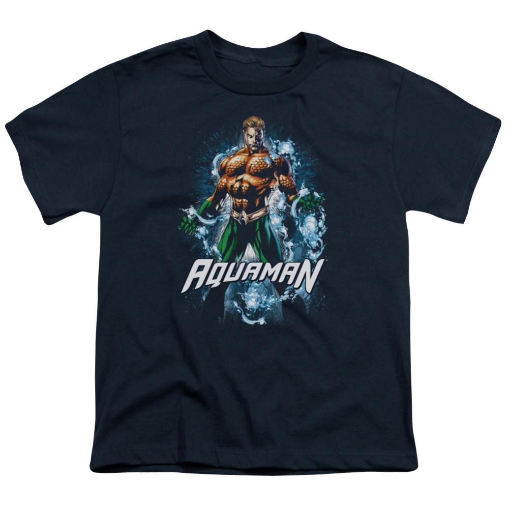 Justice League Of America Water Powers Youth 18/1 100% Cotton Short-Sleeve T-Shirt
