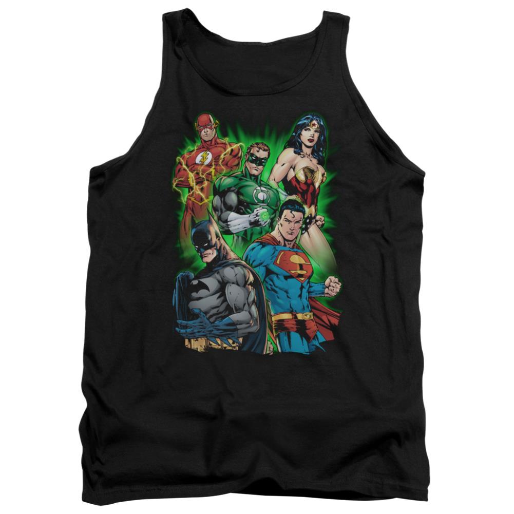 Justice League Of America Will Power Men's 18/1 Cotton Tank Top