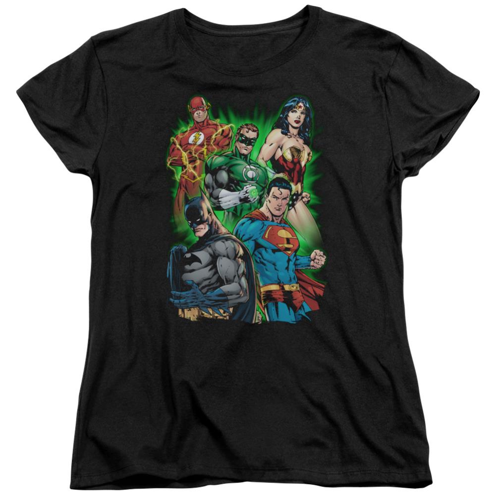 Justice League Of America Will Power Women's 18/1 Cotton Short-Sleeve T-Shirt