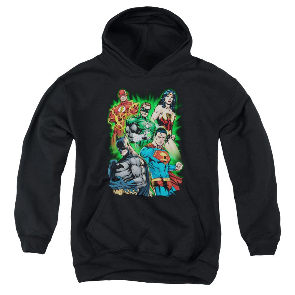Justice League Of America Will Power Youth Cotton Poly Pull-Over Hoodie