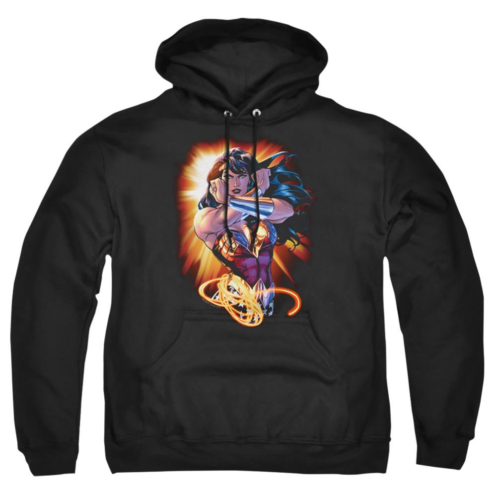 Justice League Of America Wonder Rays Men's Pull-Over 75 25 Poly Hoodie