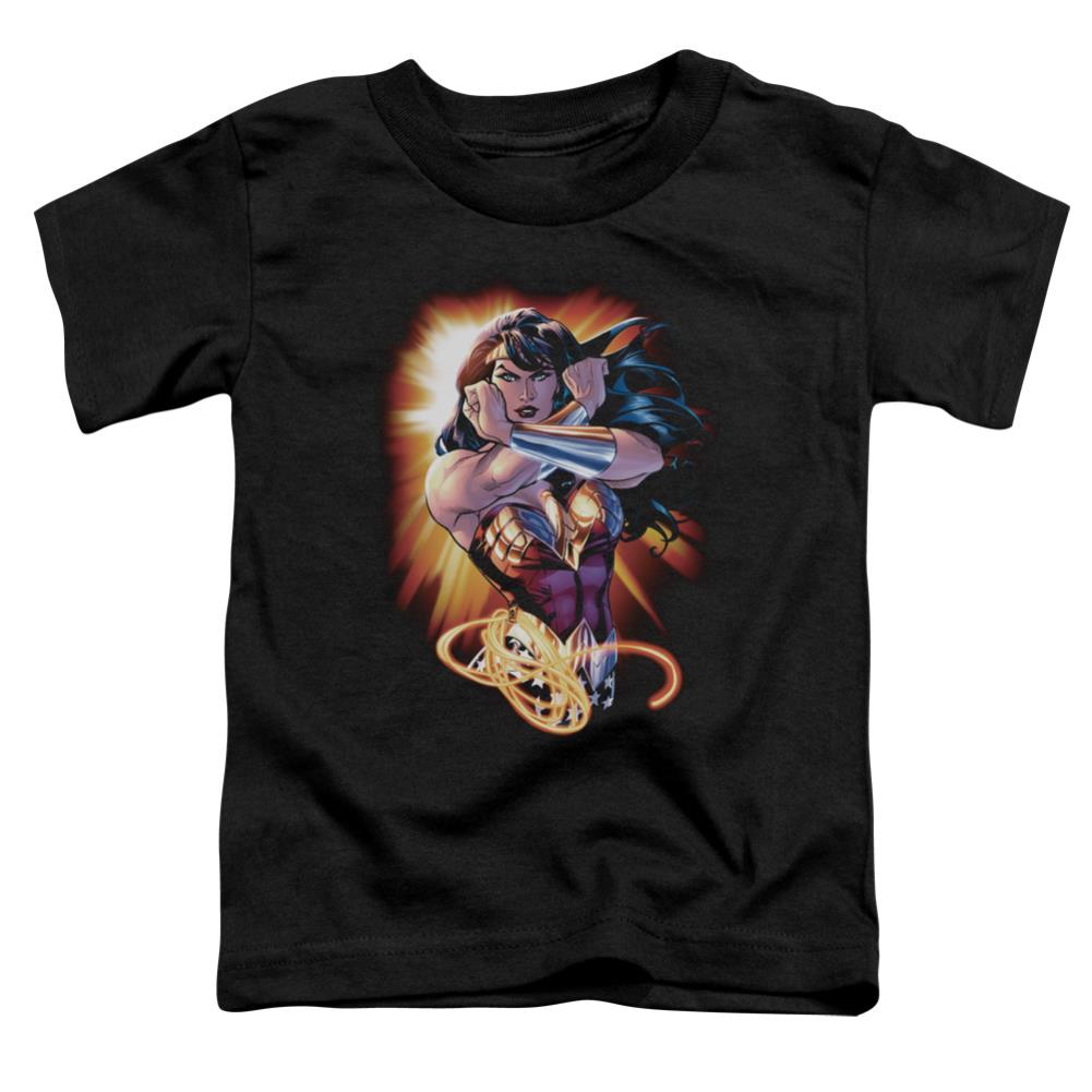 Justice League Of America Wonder Rays Toddler 18/1 Cotton Short-Sleeve T-Shirt