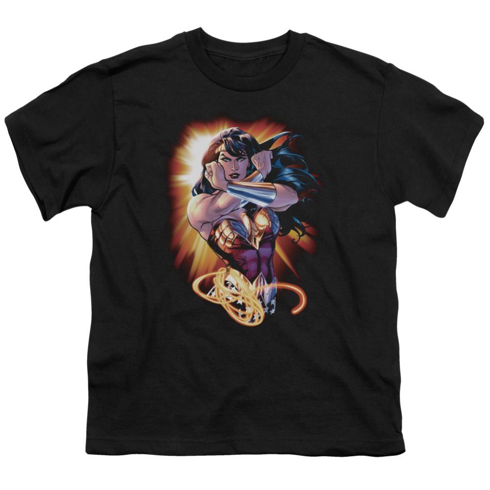 Justice League Of America Wonder Rays Youth 18/1 100% Cotton Short-Sleeve T-Shirt