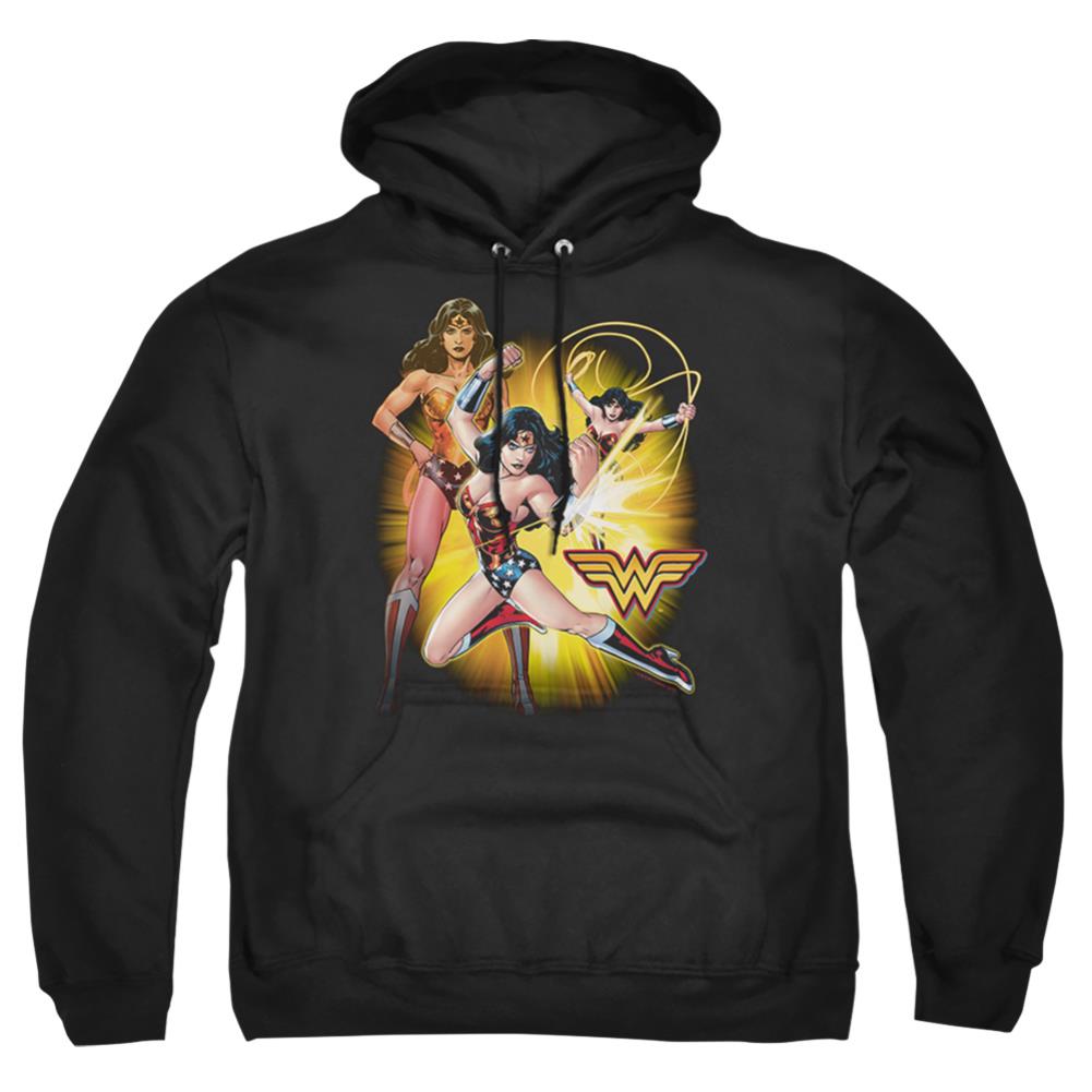 Justice League Of America Wonder Woman Men's Pull-Over 75 25 Poly Hoodie