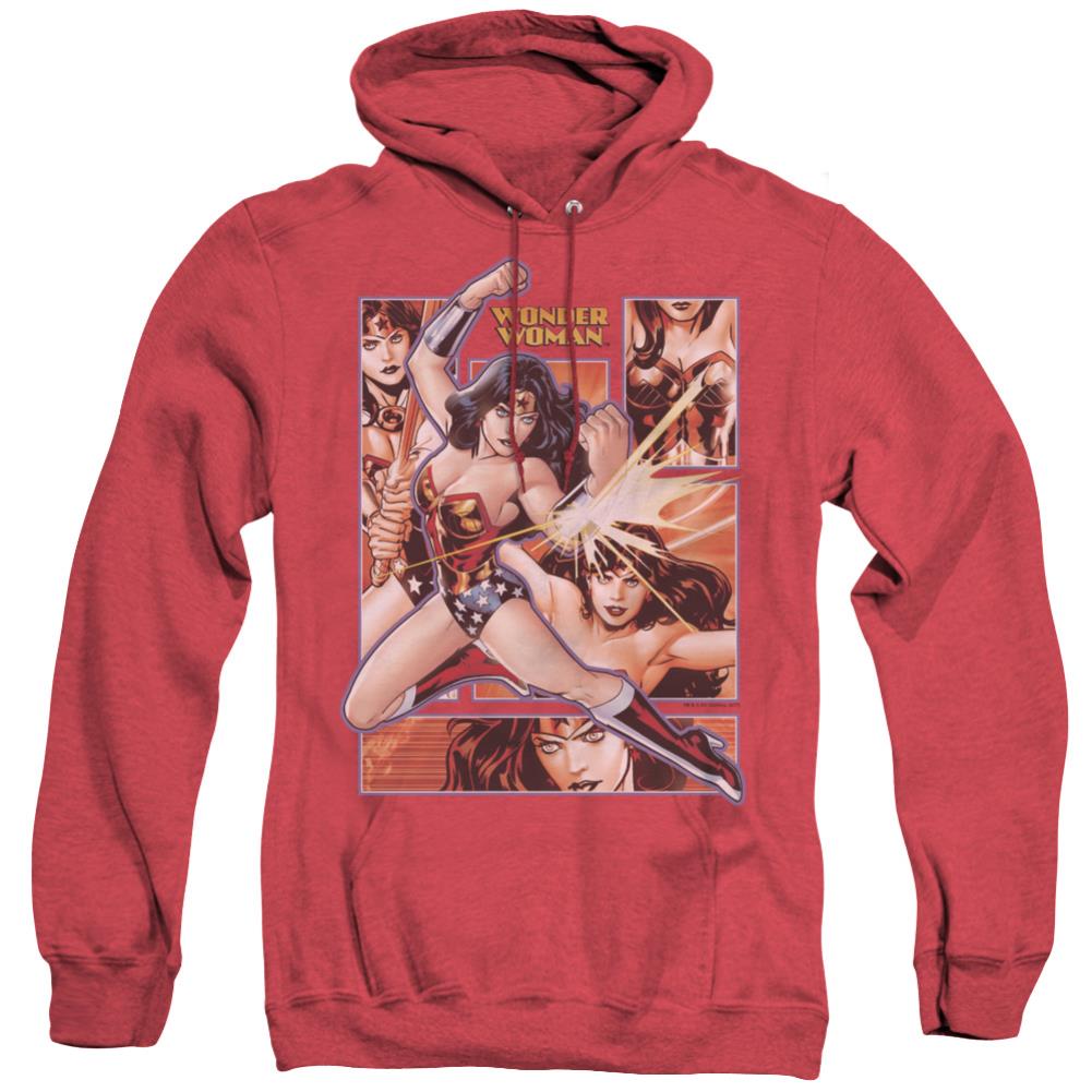 Justice League Of America Wonder Woman Panels Men's Pull-Over Hoodie