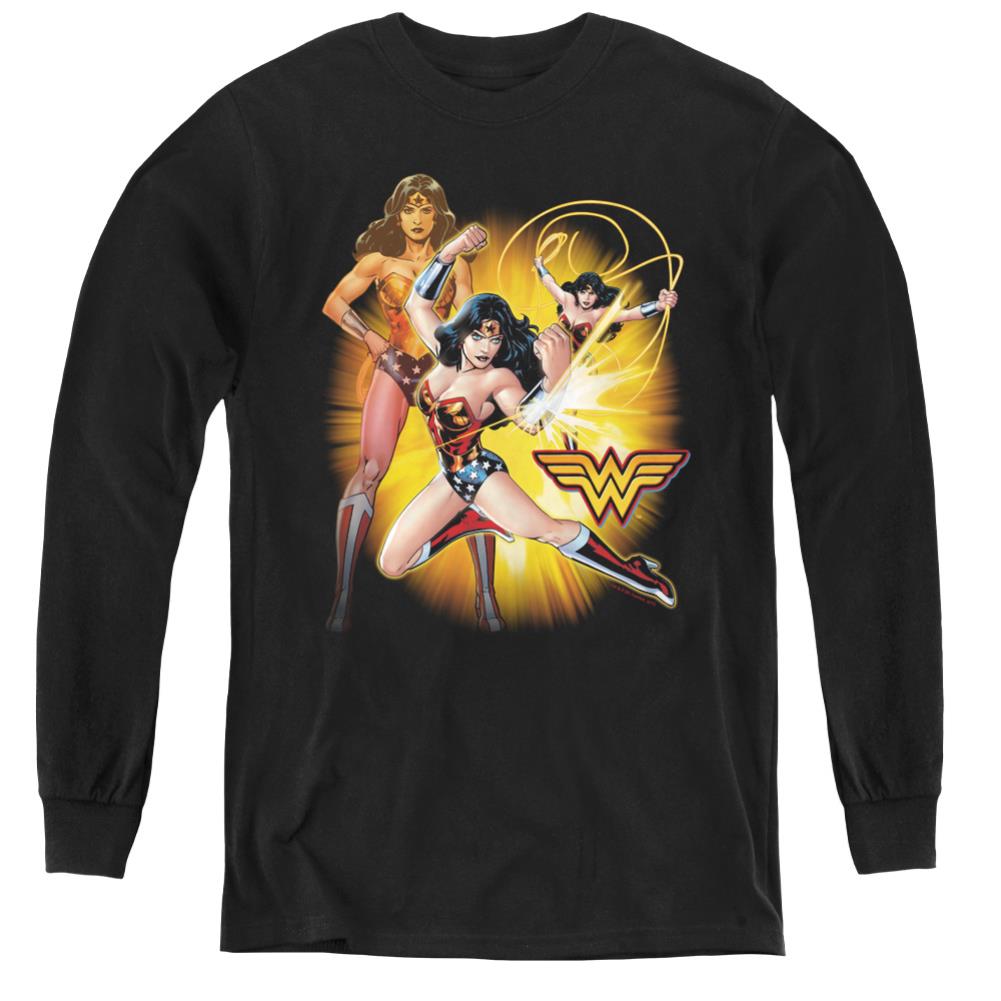 Justice League Of America Wonder Woman Youth Long-Sleeve T-Shirt