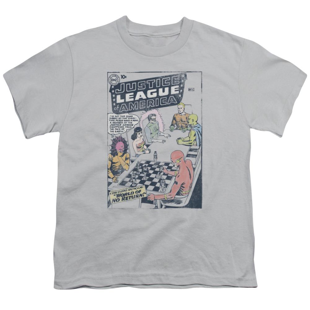 Justice League Of America World Of No Return Youth 18/1 100% Cotton Short-Sleeve T-Shirt
