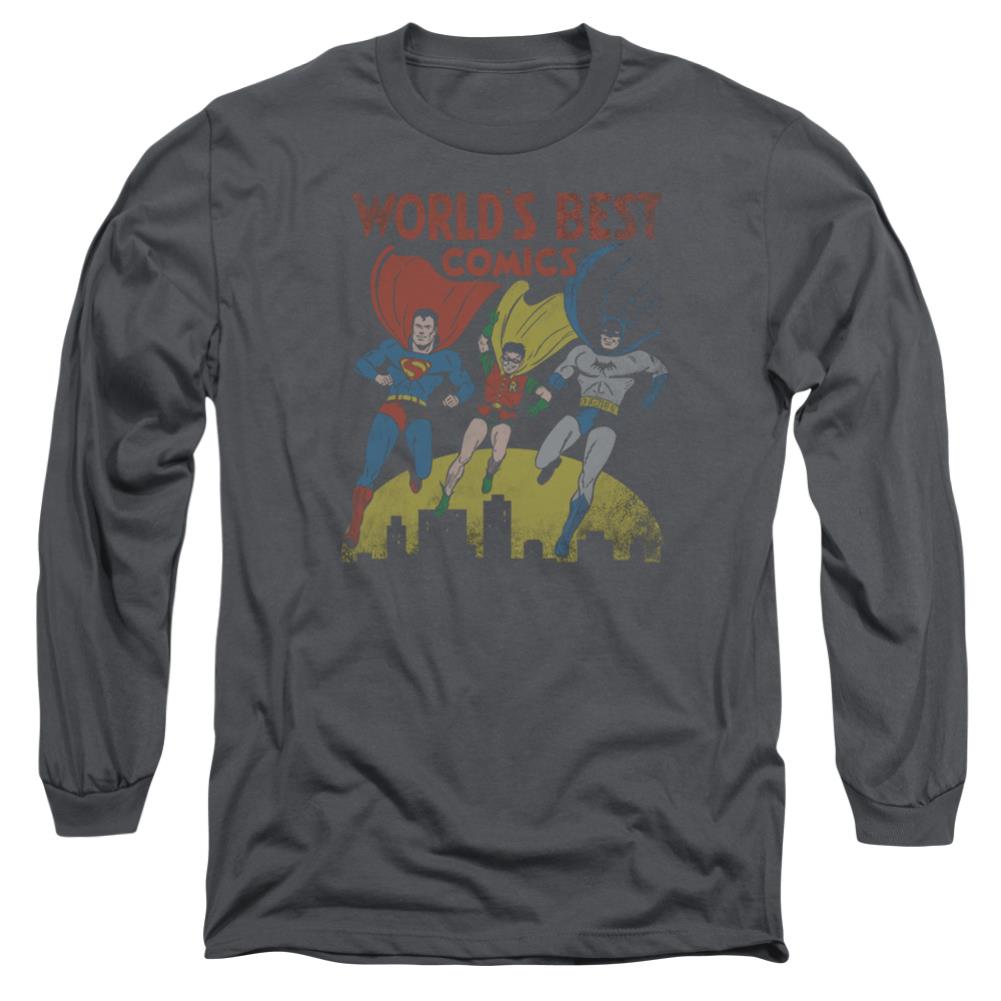 Justice League Of America World's Best Men's 18/1 Cotton Long-Sleeve T-Shirt