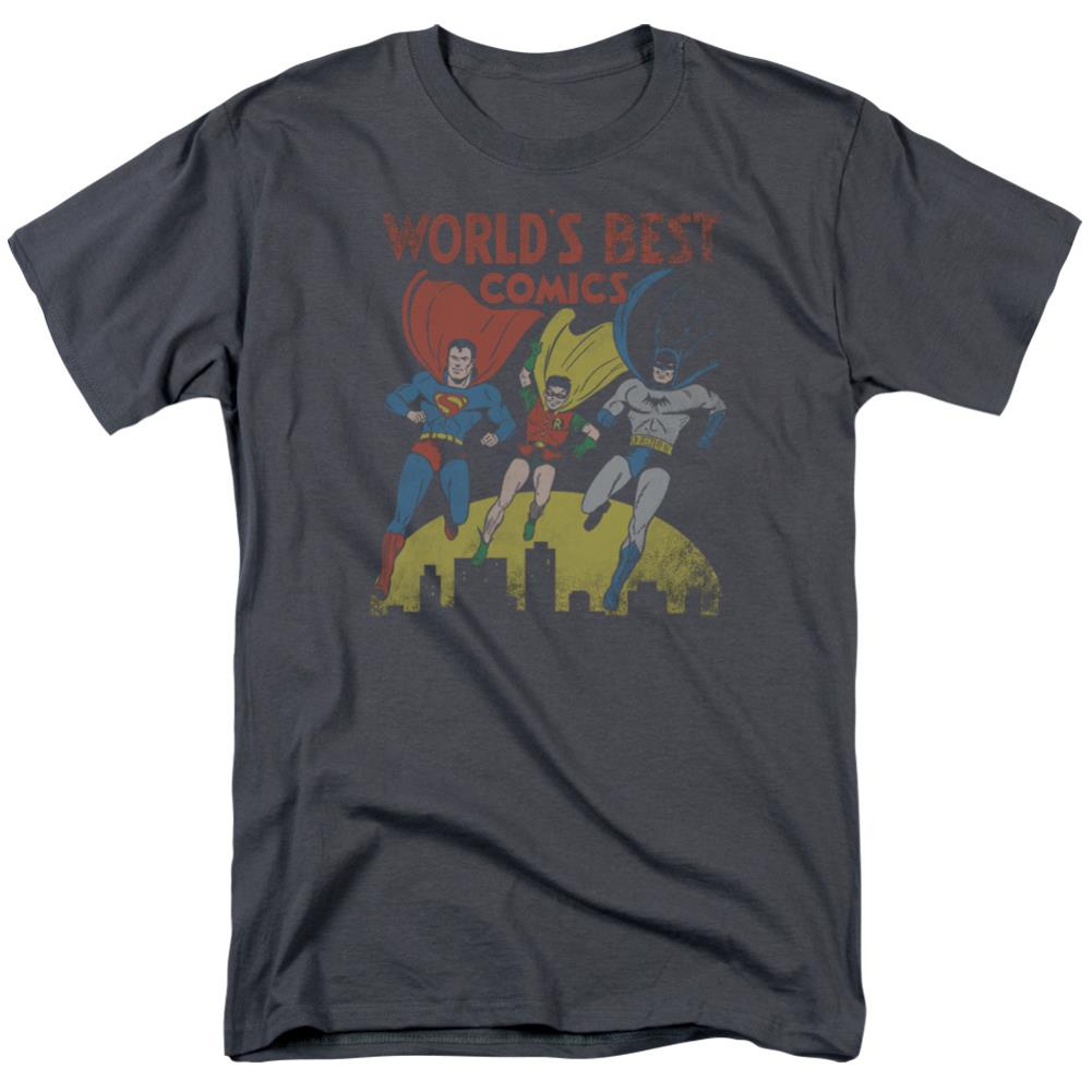 Justice League Of America World's Best Men's 18/1 Cotton Short-Sleeve T-Shirt