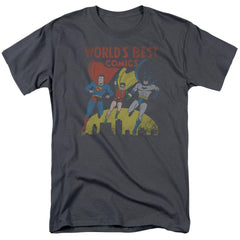 Justice League Of America World's Best Men's 18/1 Cotton Short-Sleeve T-Shirt