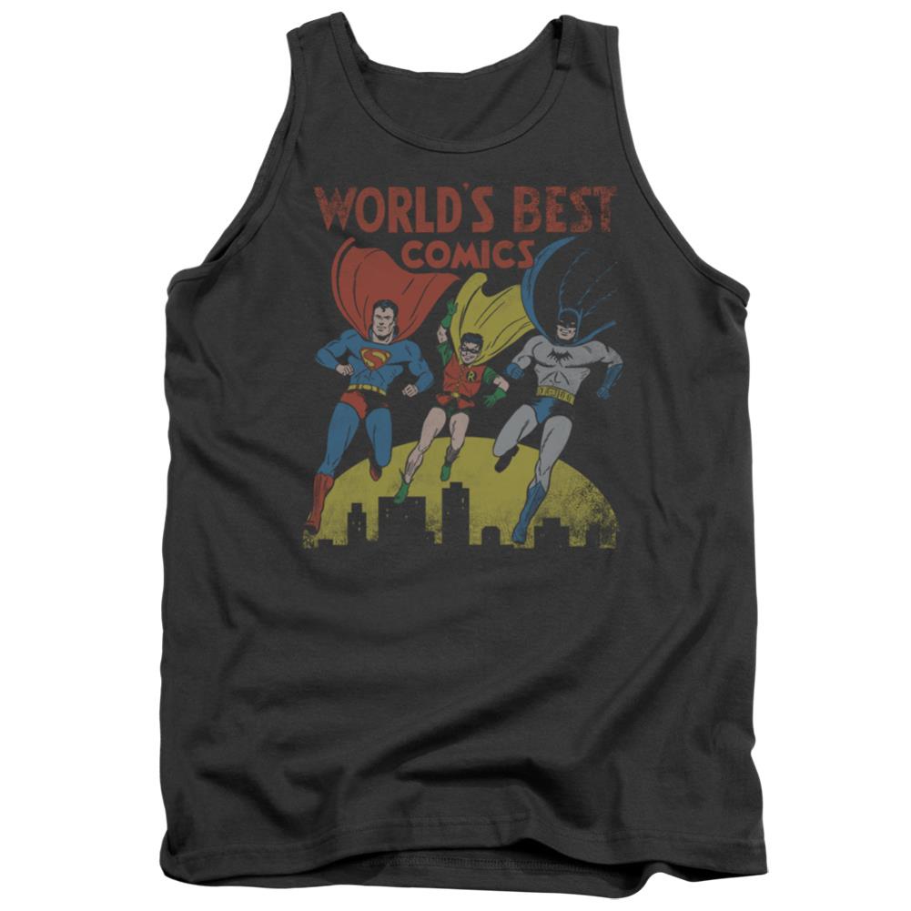 Justice League Of America World's Best Men's 18/1 Cotton Tank Top