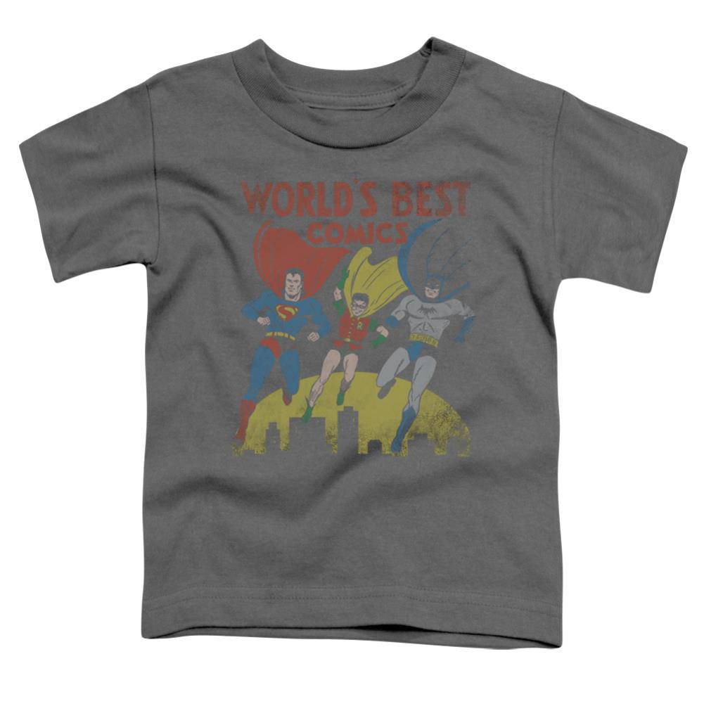 Justice League Of America World's Best Toddler 18/1 Cotton Short-Sleeve T-Shirt