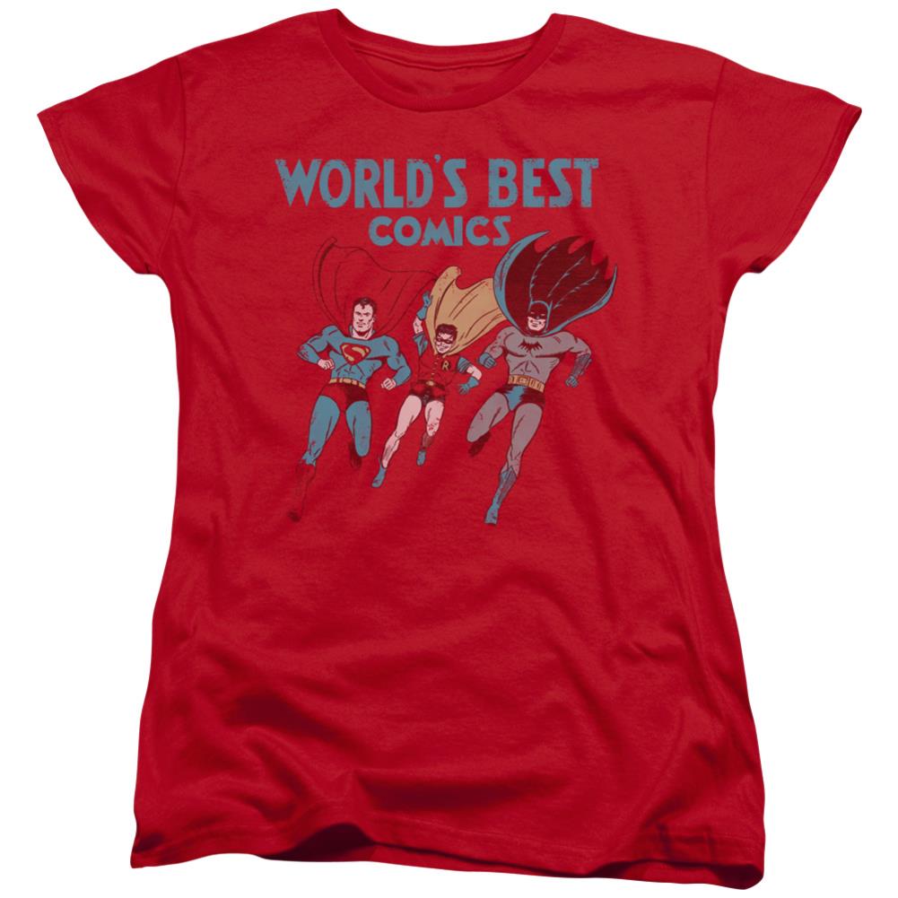 Justice League Of America World's Best Women's 18/1 Cotton Short-Sleeve T-Shirt