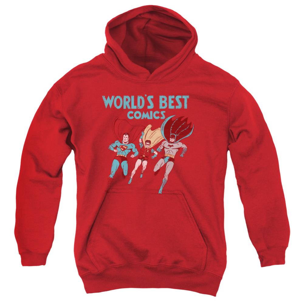 Justice League Of America World's Best Youth Cotton Poly Pull-Over Hoodie