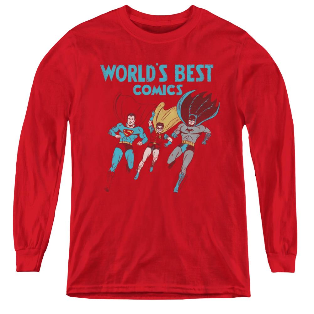 Justice League Of America World's Best Youth Long-Sleeve T-Shirt