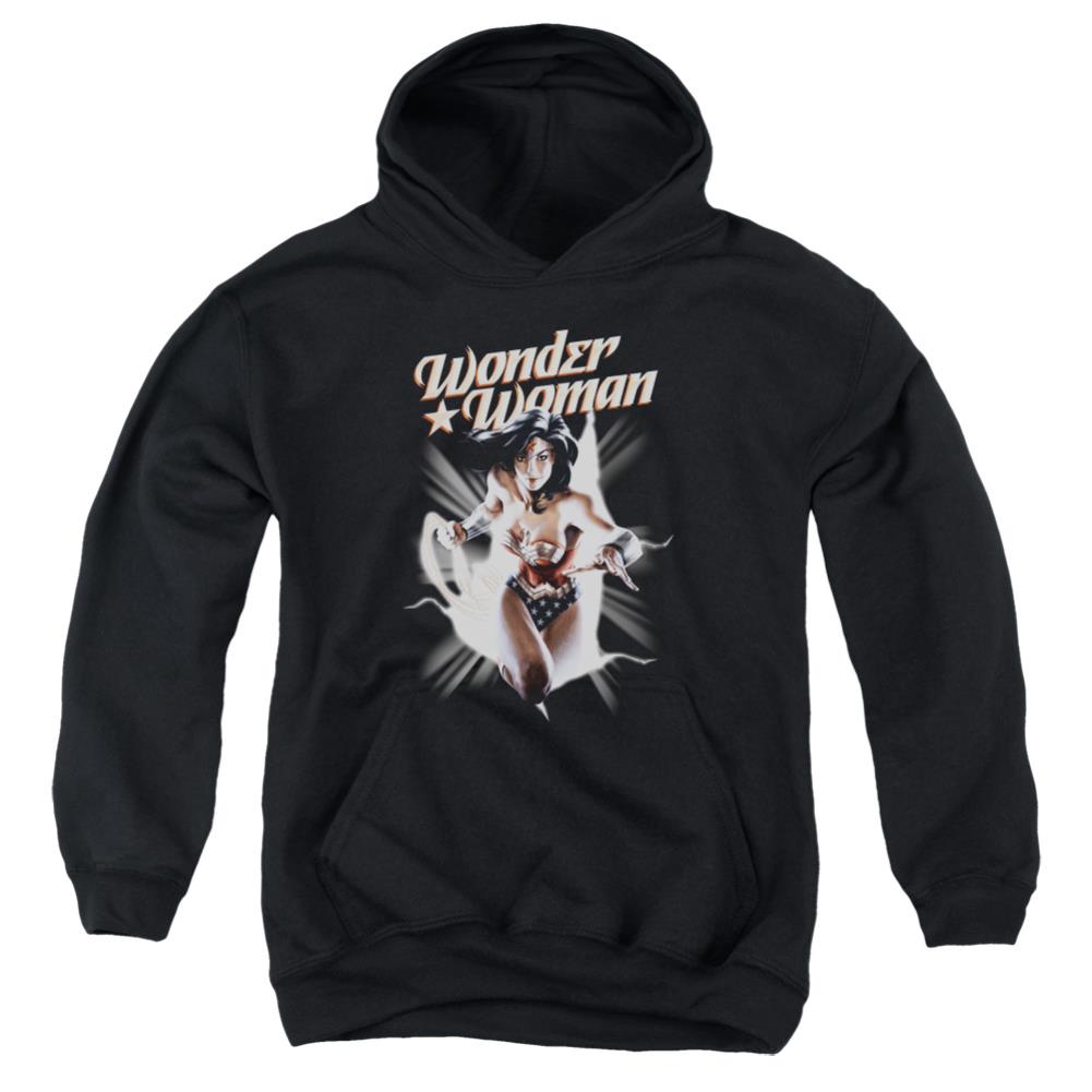 Justice League Of America WW Break Out Youth Cotton Poly Pull-Over Hoodie