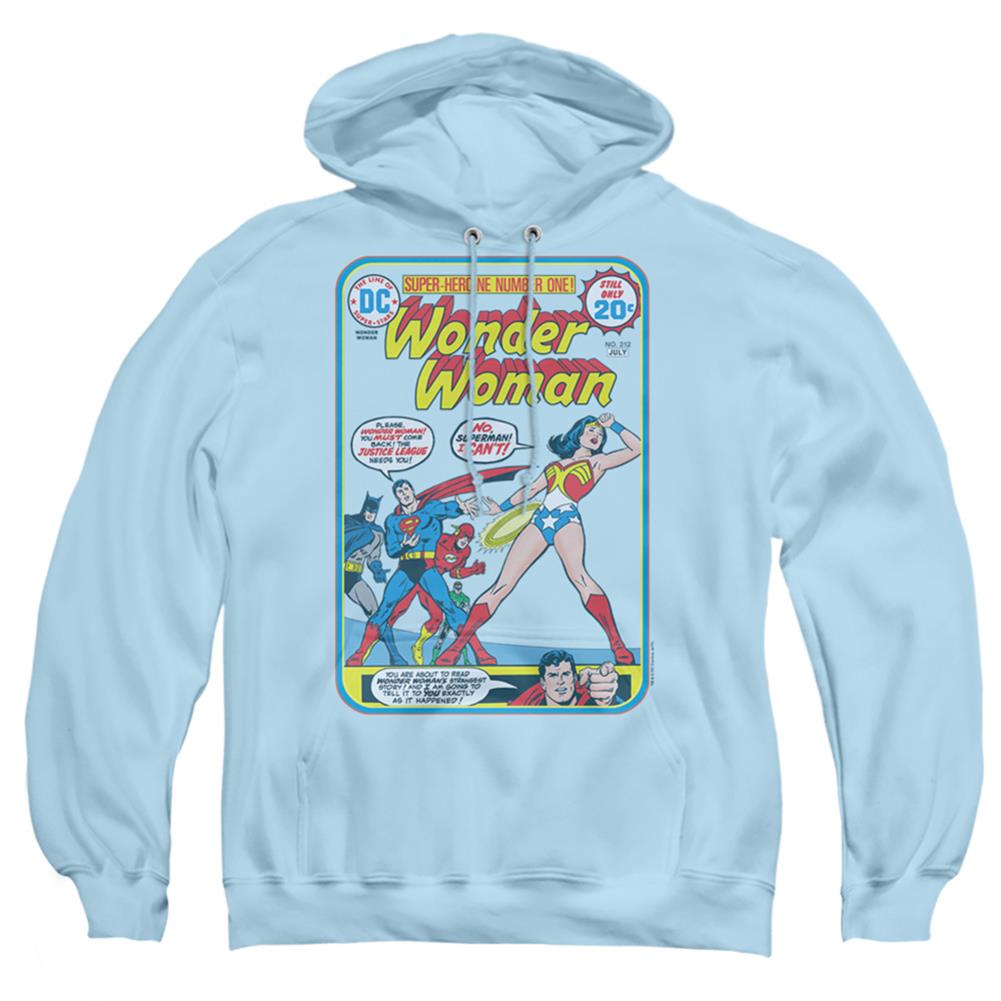 Justice League Of America WW #212 Cover Men's Pull-Over 75 25 Poly Hoodie