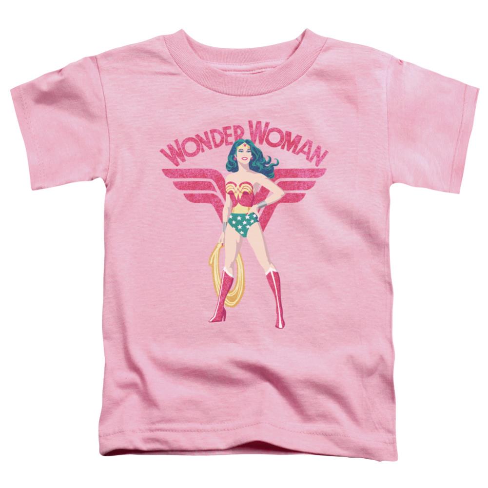 Justice League Of America WW Sparkle Toddler 18/1 Cotton Short-Sleeve T-Shirt