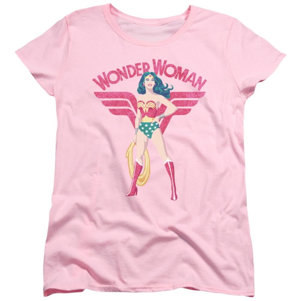 Justice League Of America WW Sparkle Women's 18/1 Cotton Short-Sleeve T-Shirt