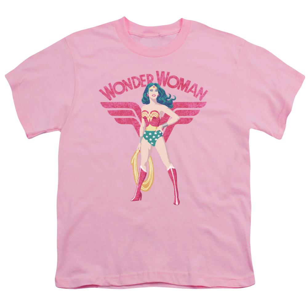 Justice League Of America WW Sparkle Youth 18/1 100% Cotton Short-Sleeve T-Shirt