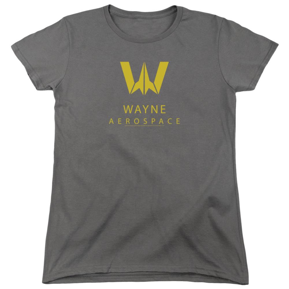 Justice League Wayne Aerospace Women's 18/1 Cotton Short-Sleeve T-Shirt