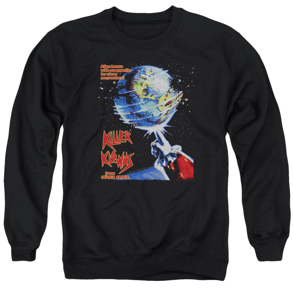 Killer Klowns From Outer Space Invaders Men's Crewneck 50 50 Poly Long-Sleeve T-Shirt