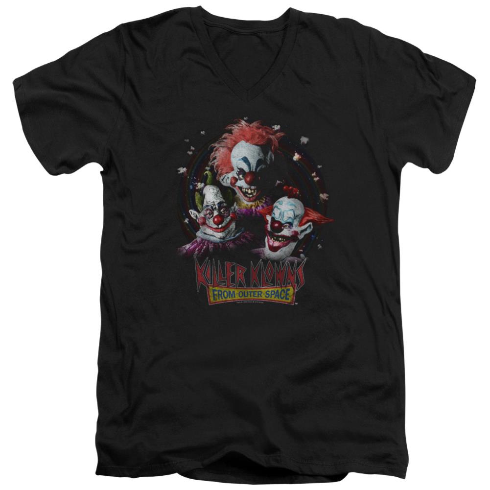 Killer Klowns From Outer Space Killer Klowns Men's 30/1 Cotton Slim V-Neck T-Shirt