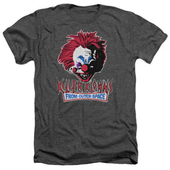 Killer Klowns From Outer Space Rough Clown Men's 30/1 Heather 60 40 Poly Short-Sleeve T-Shirt