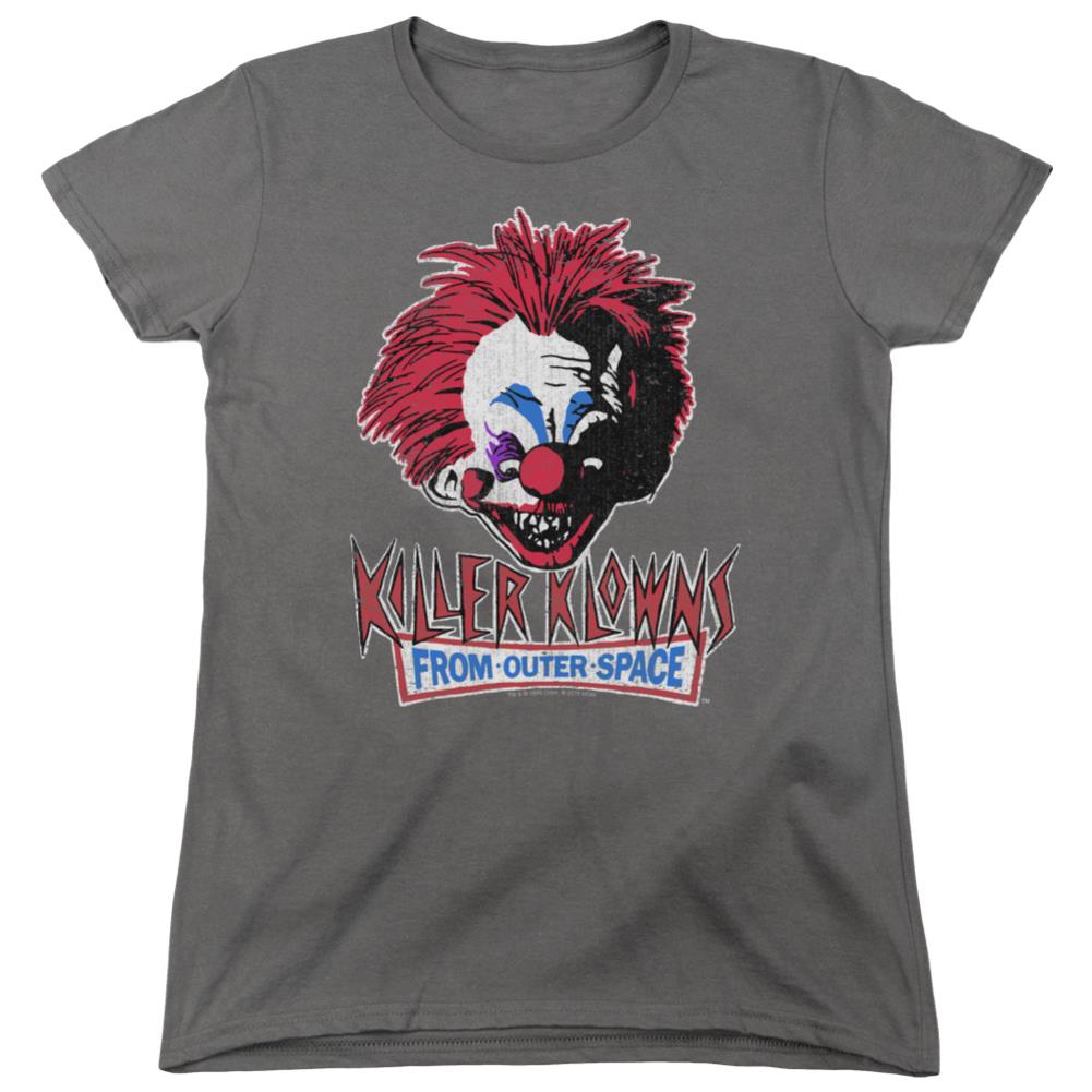 Killer Klowns From Outer Space Rough Clown Women's 18/1 Cotton Short-Sleeve T-Shirt