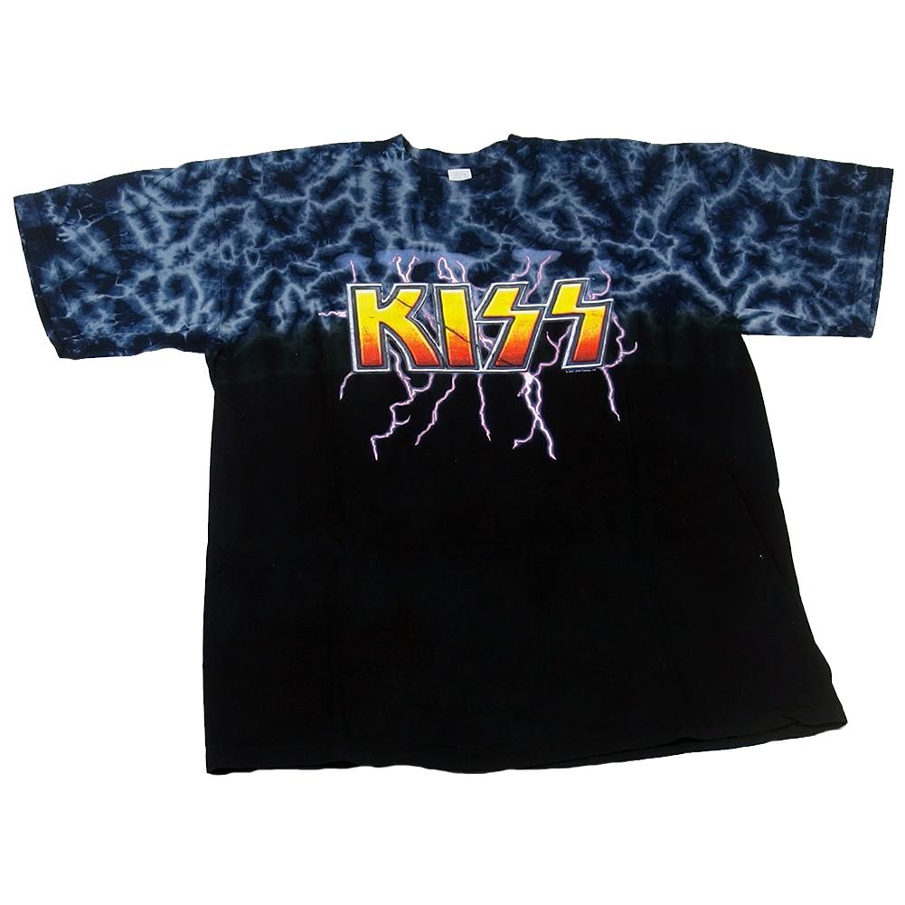 KISS Men's Lightning Logo Dye T-Shirt