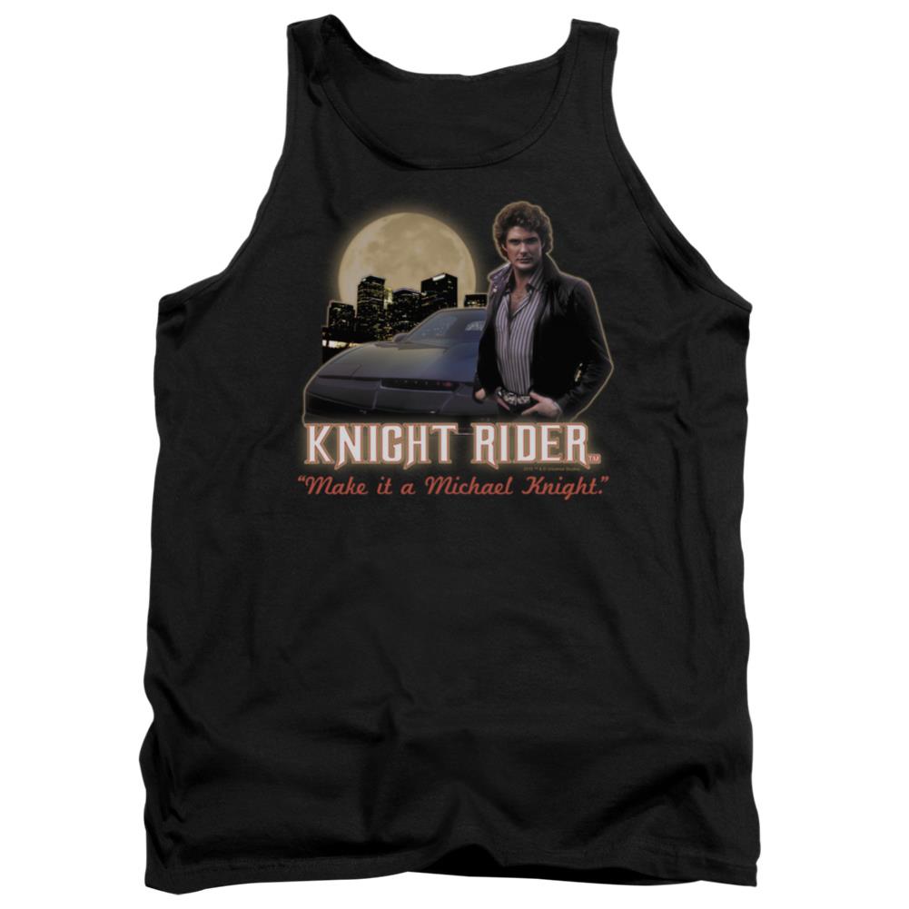 Knight Rider Full Moon Men's 18/1 Cotton Tank Top