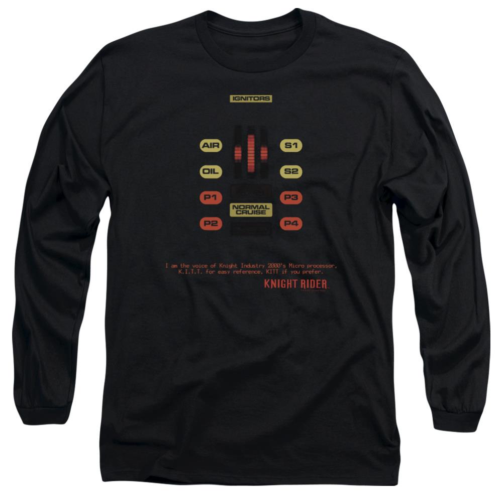 Knight Rider Kitt Consol Men's 18/1 Cotton Long-Sleeve T-Shirt