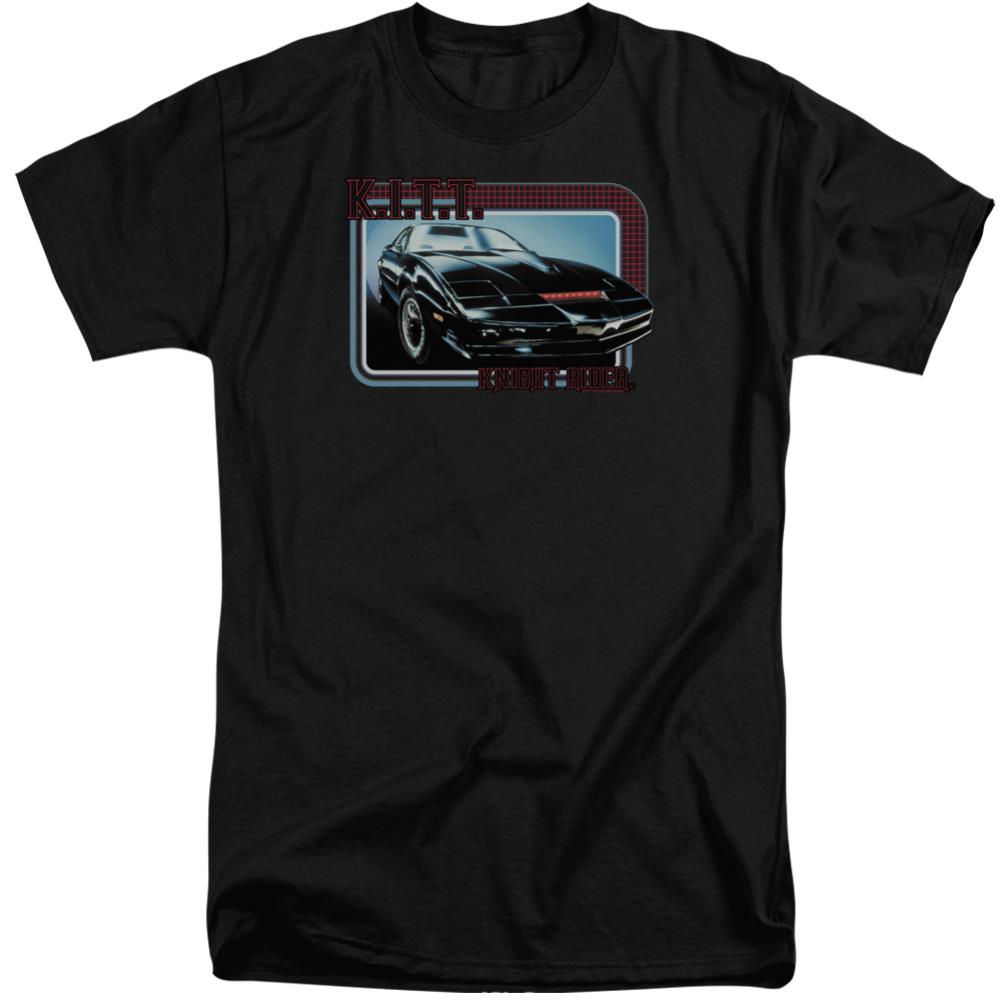Knight Rider Kitt Men's 18/1 Tall Cotton Short-Sleeve T-Shirt